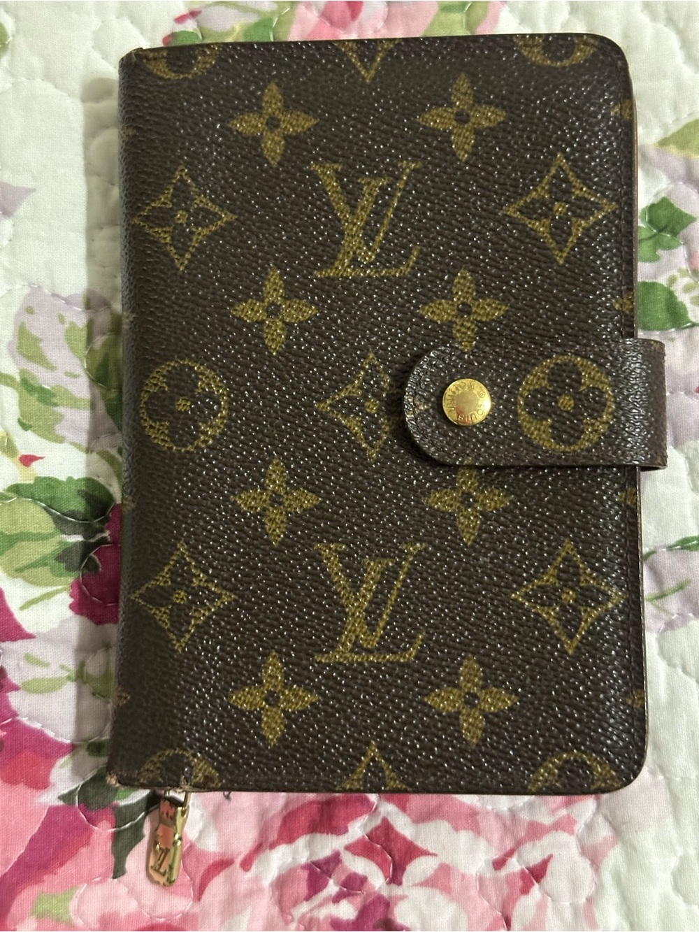 Louis Vuitton Monogram Porte Papier Wallet - holds passport!